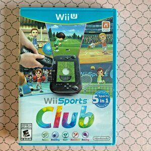 Nintendo Wii U WII SPORTS CLUB Complete & Working